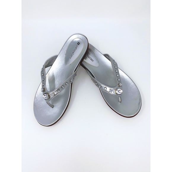 Naturalizer Shoes - Naturalizer Lesley Sandals in Silver